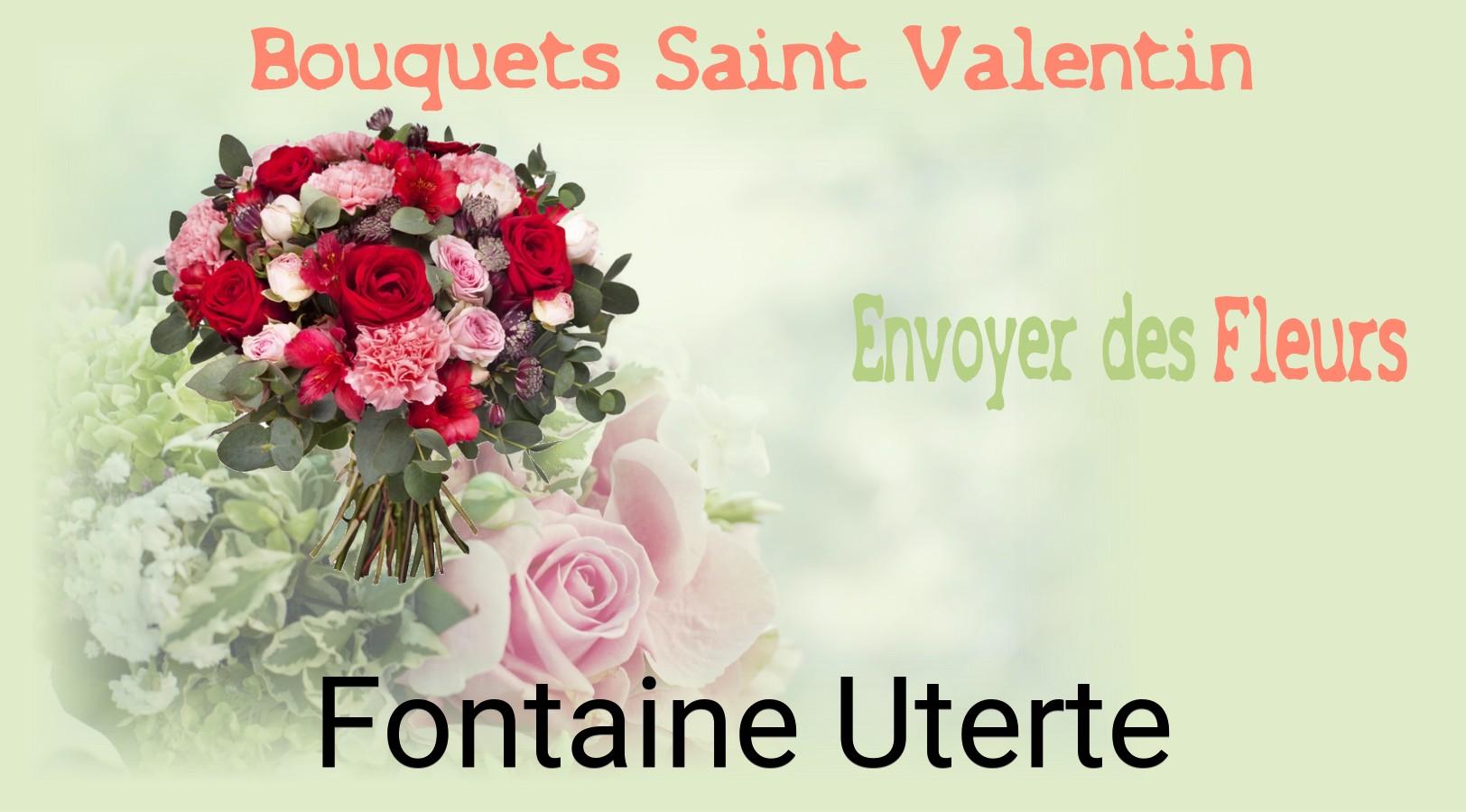 Roses de Saint-Valentin livrées à Fontaine-Uterte
